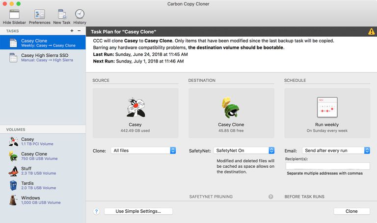 Carbon Copy Cloner Mac 10.7.5 Download